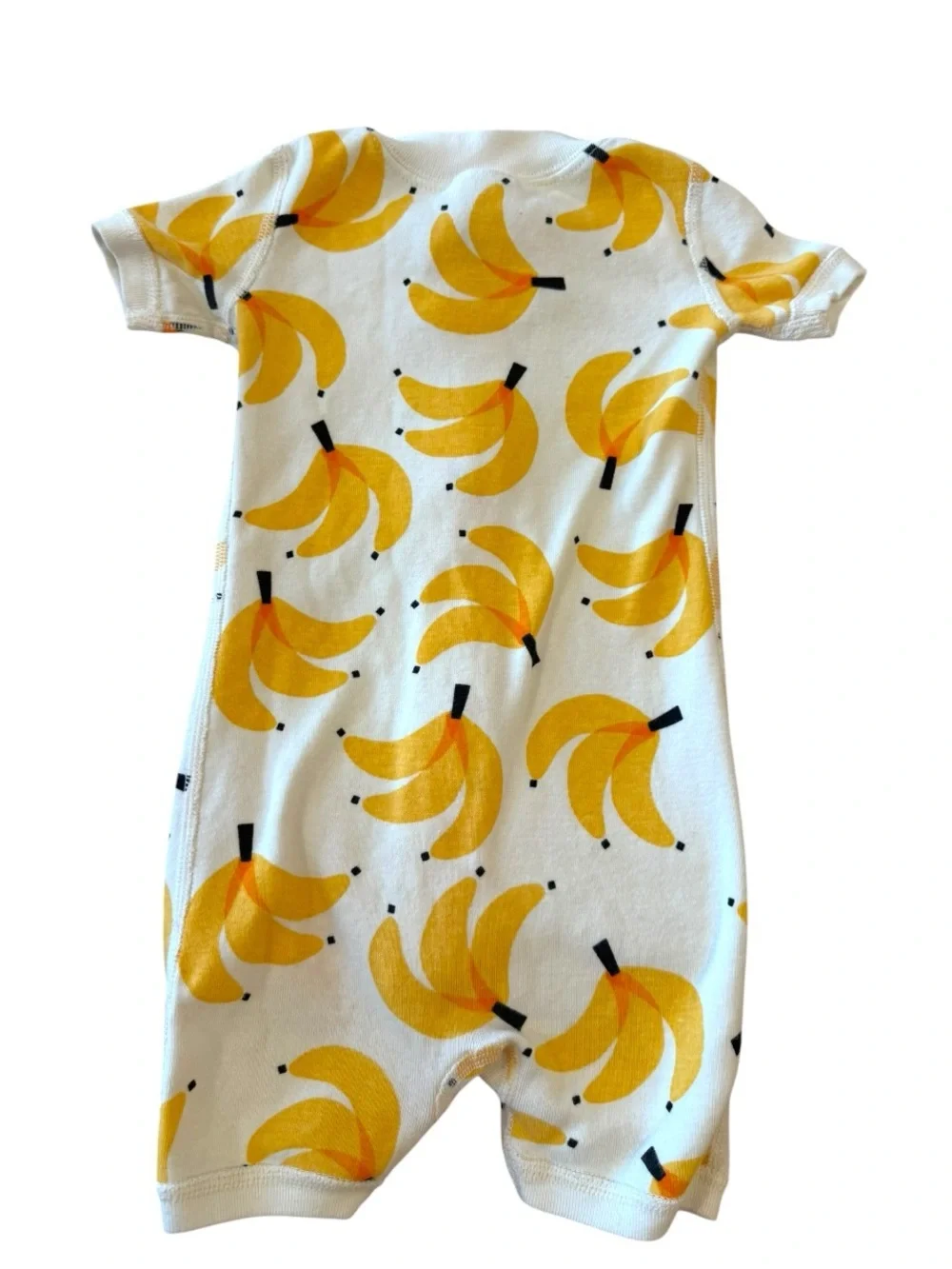 Hanna Andersson Unisex Shortie Zip Summer Pajama Bundle of 4 6-12 Months